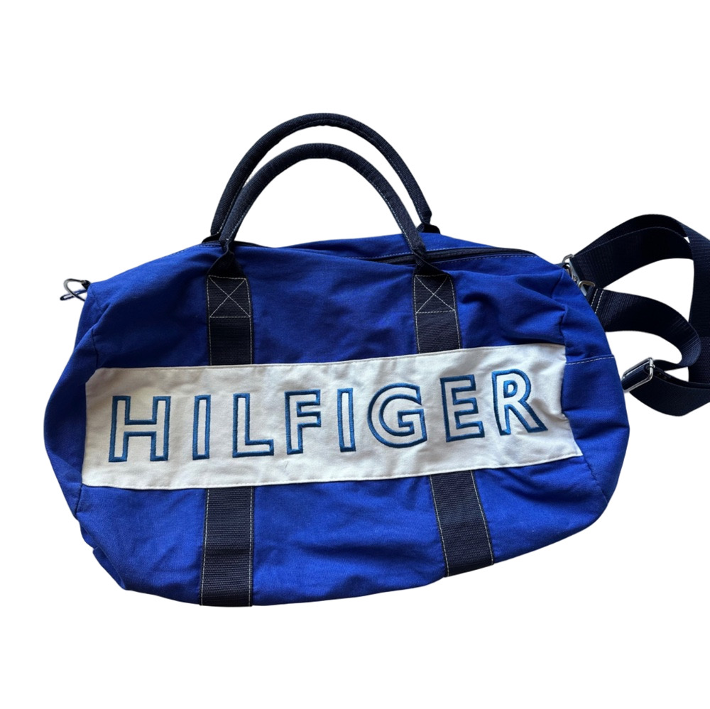 Tommy Hilfiger Vintage 90s Men Women Harbour Point Large Duffel Bag